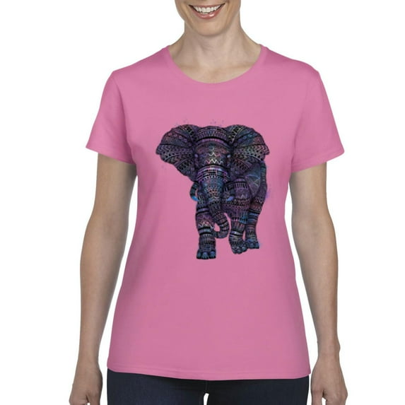 Normal is Boring - Women's T-Shirt Short Sleeve, up to Women Size 3XL - Elephant