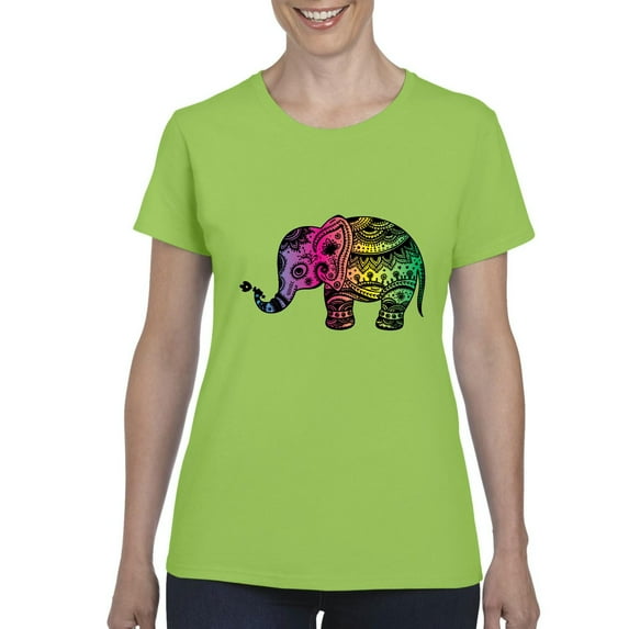 Normal is Boring - Women's T-Shirt Short Sleeve, up to Women Size 3XL - Elephant