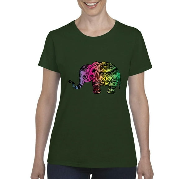 Normal is Boring - Women's T-Shirt Short Sleeve, up to Women Size 3XL - Elephant