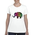 thumbnail image 1 of Normal is Boring - Women's T-Shirt Short Sleeve, up to Women Size 3XL - Elephant, 1 of 5