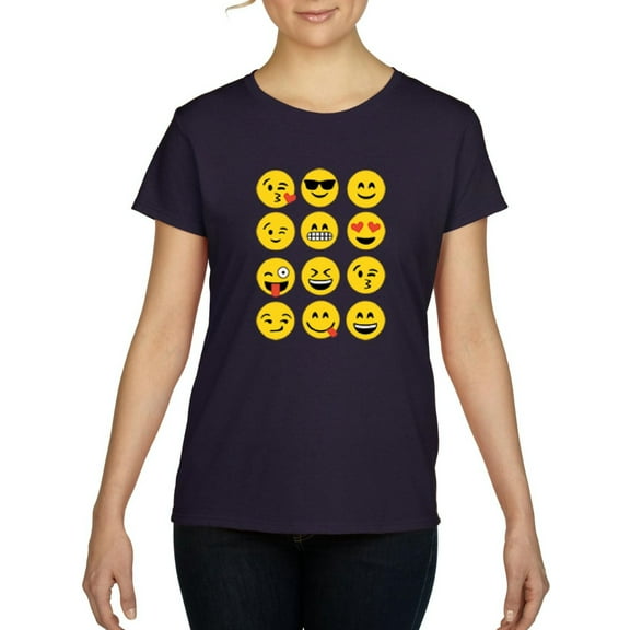 NIB - Women's T-Shirt Short Sleeve - Emoji Group