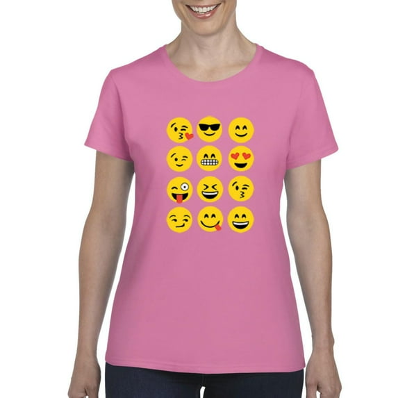 NIB - Women's T-Shirt Short Sleeve - Emoji Group