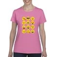 thumbnail image 1 of NIB - Women's T-Shirt Short Sleeve - Emoji Group, 1 of 5