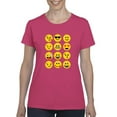 thumbnail image 1 of NIB - Women's T-Shirt Short Sleeve - Emoji Group, 1 of 5