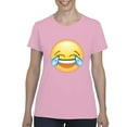 thumbnail image 1 of NIB - Women's T-Shirt Short Sleeve - Emoji Laughing Tears, 1 of 5