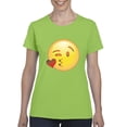 thumbnail image 1 of Normal is Boring - Women's T-Shirt Short Sleeve, up to Women Size 3XL - Emoji Winky Face, 1 of 5