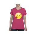 thumbnail image 1 of Normal is Boring - Women's T-Shirt Short Sleeve, up to Women Size 3XL - Emoji Winky Face, 1 of 5