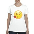 thumbnail image 1 of Normal is Boring - Women's T-Shirt Short Sleeve, up to Women Size 3XL - Emoji Winky Face, 1 of 5