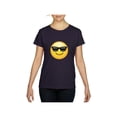 thumbnail image 1 of Normal is Boring - Women's T-Shirt Short Sleeve, up to Women Size 3XL - Emoji with Sunglasses, 1 of 5