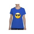 thumbnail image 1 of Normal is Boring - Women's T-Shirt Short Sleeve, up to Women Size 3XL - Emoji with Sunglasses, 1 of 5