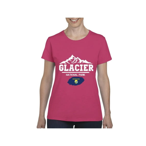 Normal is Boring - Women's T-Shirt Short Sleeve, up to Women Size 3XL - Glacier National Park