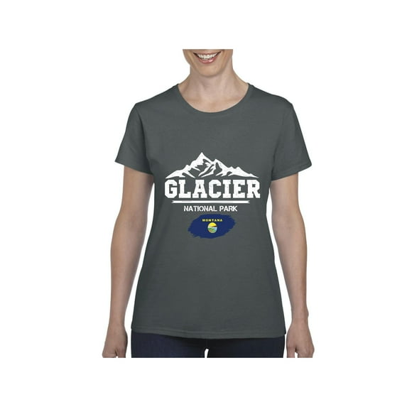 Normal is Boring - Women's T-Shirt Short Sleeve, up to Women Size 3XL - Glacier National Park