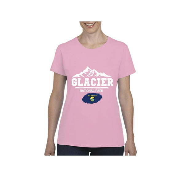 Normal is Boring - Women's T-Shirt Short Sleeve, up to Women Size 3XL - Glacier National Park