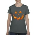 thumbnail image 1 of NIB - Women's T-Shirt Short Sleeve - Halloween Costume Pumpkin Face, 1 of 5