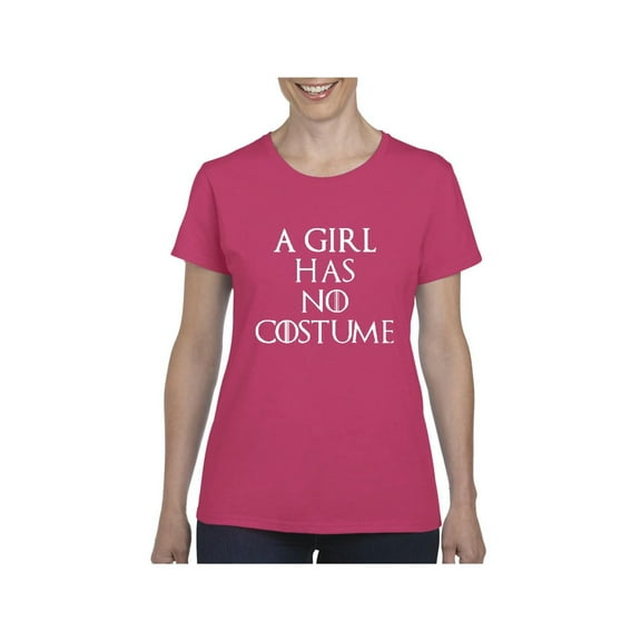 NIB - Women's T-Shirt Short Sleeve - Halloween Costume This Girl Has No Costume