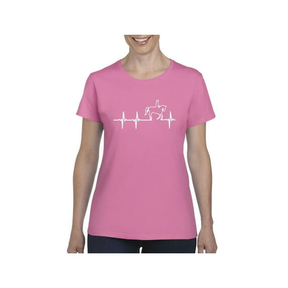 Normal is Boring - Women's T-Shirt Short Sleeve, up to Women Size 3XL - Heartbeat Horses