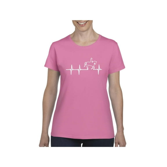 Normal is Boring - Women's T-Shirt Short Sleeve, up to Women Size 3XL - Heartbeat Horses