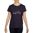 thumbnail image 1 of Normal is Boring - Women's T-Shirt Short Sleeve, up to Women Size 3XL - Horse Heartbeat, 1 of 5