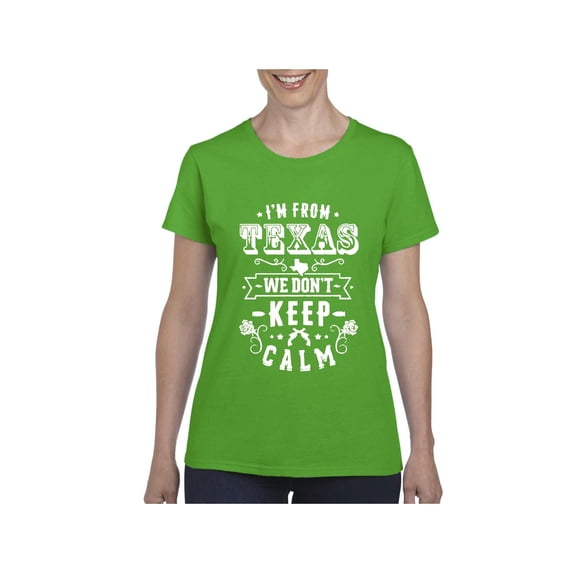 Normal is Boring - Women's T-Shirt Short Sleeve, up to Women Size 3XL - I am From Texas TX Texas