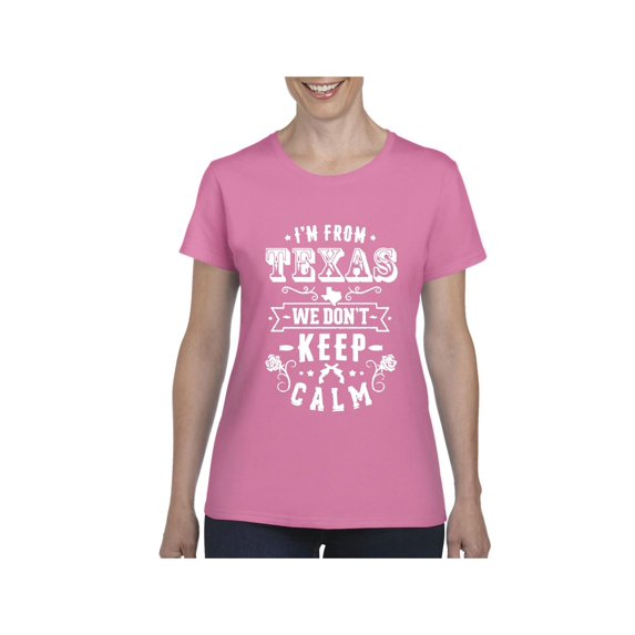 Normal is Boring - Women's T-Shirt Short Sleeve, up to Women Size 3XL - I am From Texas TX Texas