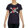 thumbnail image 1 of Normal is Boring - Women's T-Shirt Short Sleeve, up to Women Size 3XL - Jolly Roger Skull & Crossbones, 1 of 5