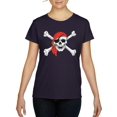 thumbnail image 1 of Normal is Boring - Women's T-Shirt Short Sleeve, up to Women Size 3XL - Jolly Roger Skull & Crossbones, 1 of 5
