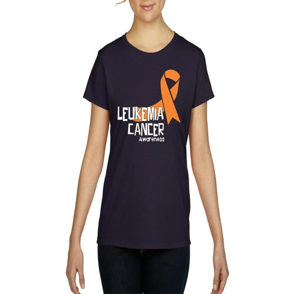 NIB - Women's T-Shirt Short Sleeve - Leukemia Cancer
