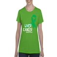 thumbnail image 1 of NIB - Women's T-Shirt Short Sleeve - Liver Cancer, 1 of 5