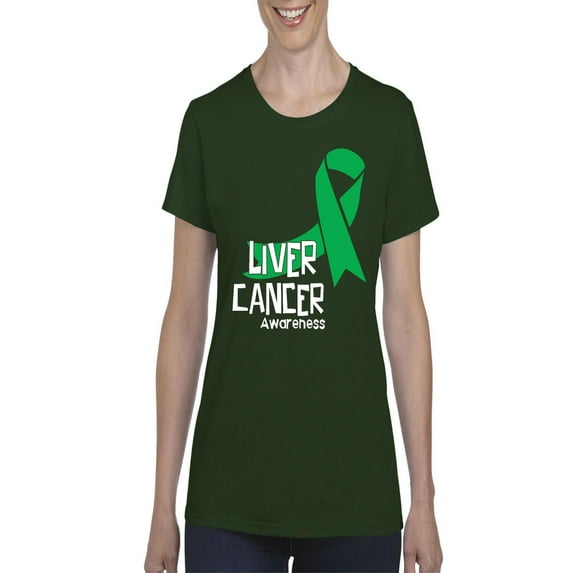 NIB - Women's T-Shirt Short Sleeve - Liver Cancer