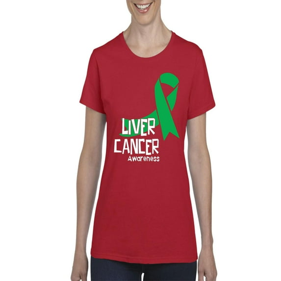 NIB - Women's T-Shirt Short Sleeve - Liver Cancer