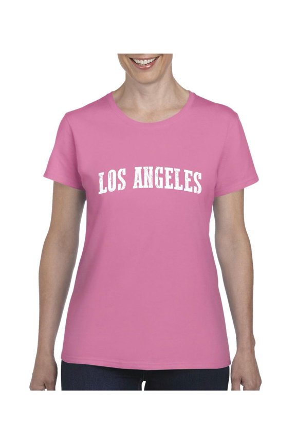 - Women's T-Shirt Short Sleeve, up to Women Size 3XL - Los Angeles