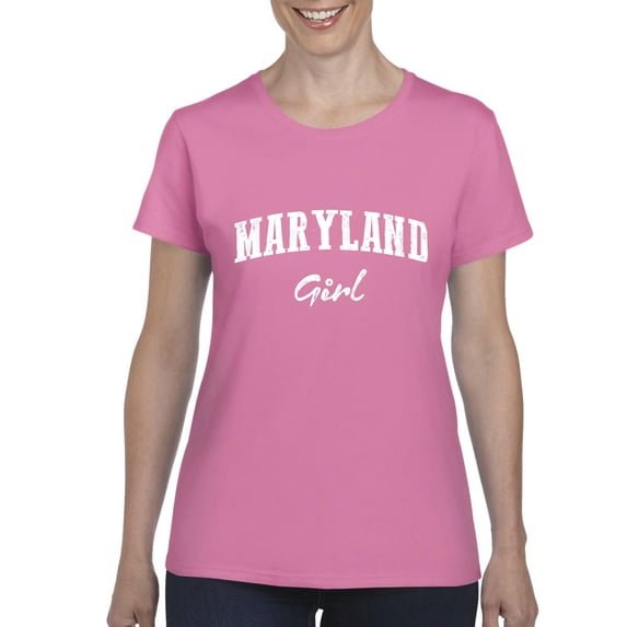 Normal is Boring - Women's T-Shirt Short Sleeve, up to Women Size 3XL - Maryland Girl