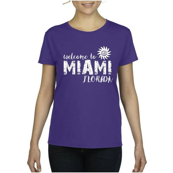 NIB - Women's T-Shirt Short Sleeve - Miami