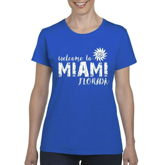 NIB - Women's T-Shirt Short Sleeve - Miami
