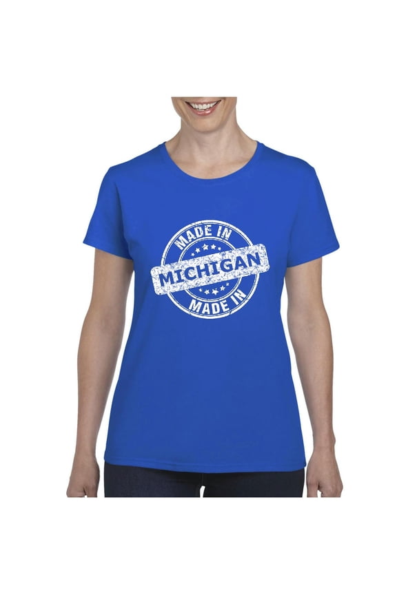 - Women's T-Shirt Short Sleeve, up to Women Size 3XL - Michigan Made