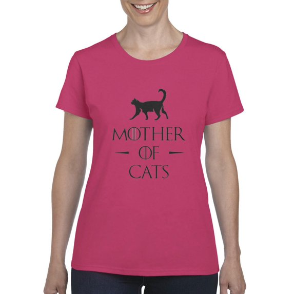 Normal is Boring - Women's T-Shirt Short Sleeve, up to Women Size 3XL - Mother of Cats