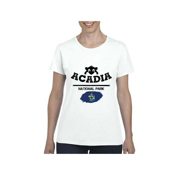 NIB - Women's T-Shirt Short Sleeve - National Park Acadia