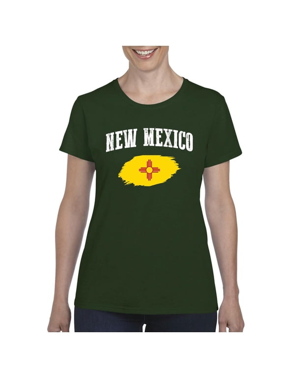- Women's T-Shirt Short Sleeve, up to Women Size 3XL - New Mexico
