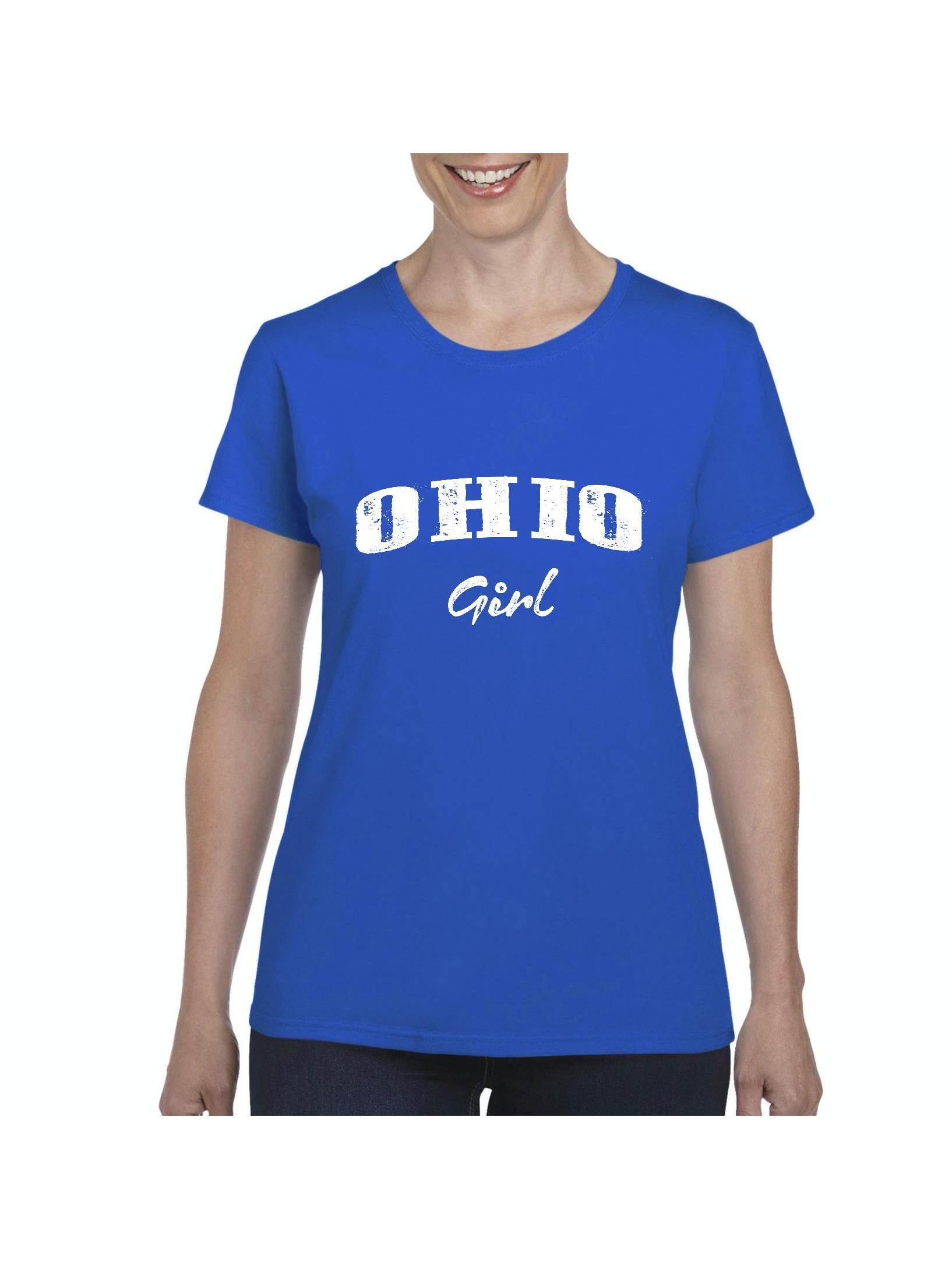 NIB - Women's T-Shirt Short Sleeve - Ohio Girl - Walmart.com