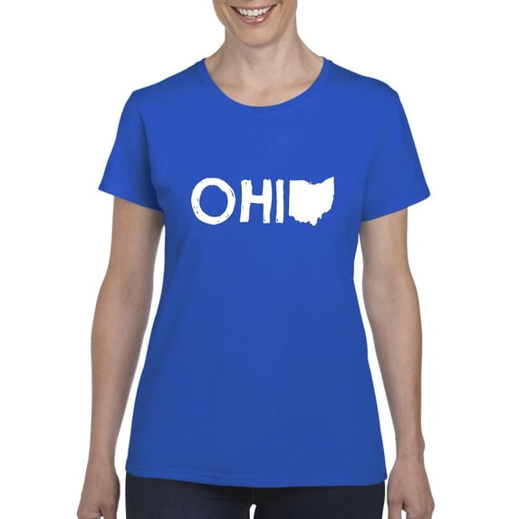 NIB - Women's T-Shirt Short Sleeve - Ohio Map