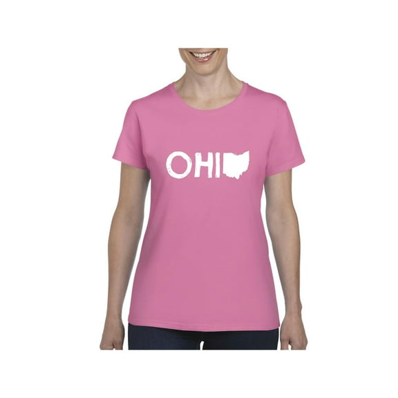Normal is Boring - Women's T-Shirt Short Sleeve, up to Women Size 3XL - Ohio Map