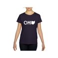 thumbnail image 1 of NIB - Women's T-Shirt Short Sleeve - Ohio Map, 1 of 5