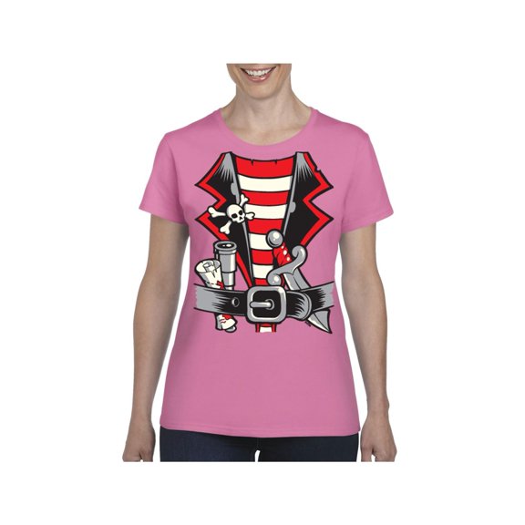 Normal is Boring - Women's T-Shirt Short Sleeve, up to Women Size 3XL - Pirate Costume