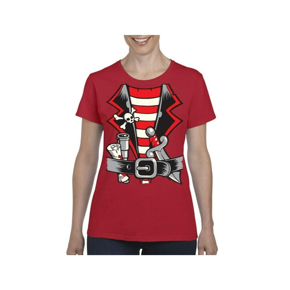 NIB - Women's T-Shirt Short Sleeve - Pirate Costume