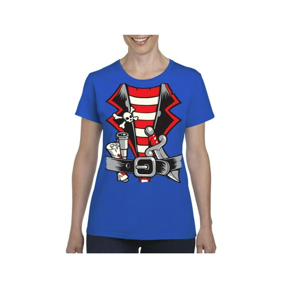 NIB - Women's T-Shirt Short Sleeve - Pirate Costume