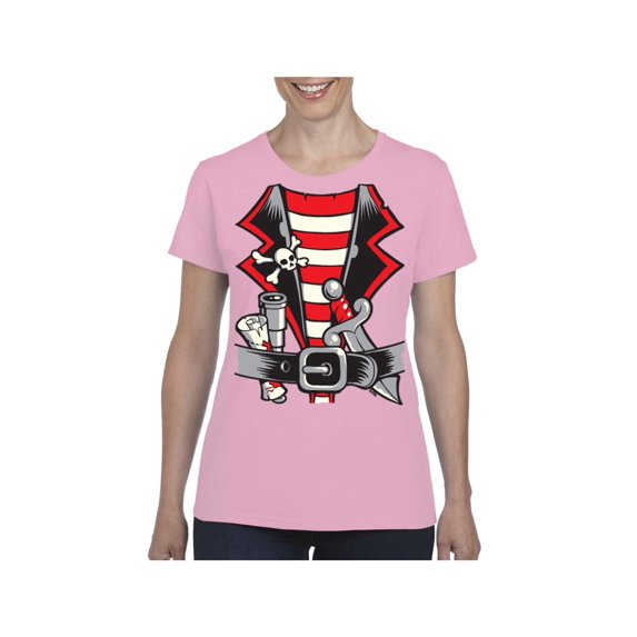 Normal is Boring - Women's T-Shirt Short Sleeve, up to Women Size 3XL - Pirate Costume