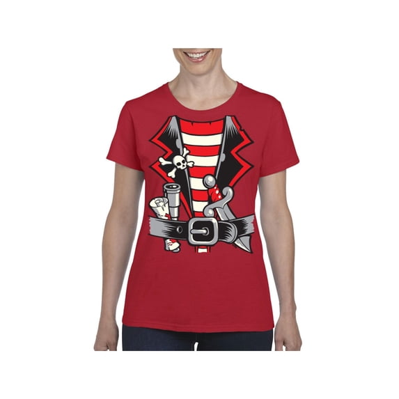 Normal is Boring - Women's T-Shirt Short Sleeve, up to Women Size 3XL - Pirate Costume