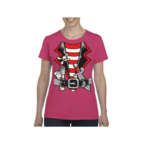 NIB - Women's T-Shirt Short Sleeve - Pirate Costume