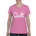 thumbnail image 1 of Normal is Boring - Women's T-Shirt Short Sleeve, up to Women Size 3XL - Queen in White Crown, 1 of 5