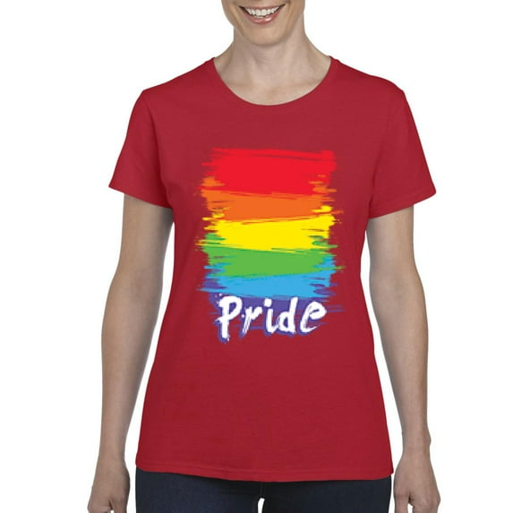 Normal is Boring - Women's T-Shirt Short Sleeve, up to Women Size 3XL - Rainbow Pride